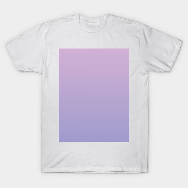 Lavender to Wisteria Purple Ombre Fade Sunset Gradient T-Shirt by squeakyricardo